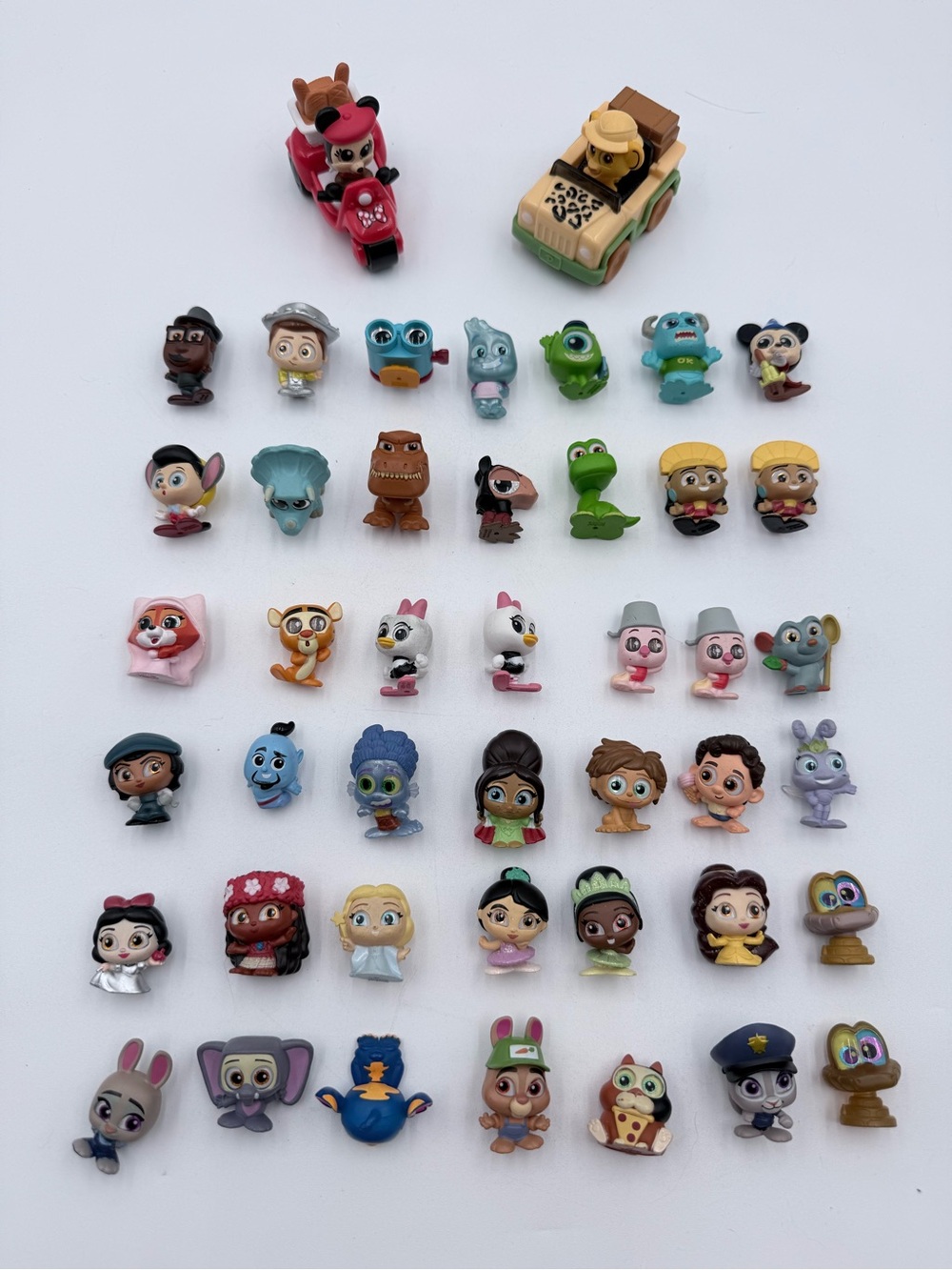 Disney Doorables Lot of 42 Mixed Series + 2x Let’s Go Vehicles Series
